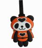 Cute Cartoon Panda Travel Accessories Travelling Luggage Tag/ID Holder ORANGE