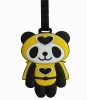Cute Cartoon Panda Travel Accessories Travelling Luggage Tag/ID Holder YELLOW