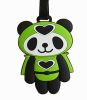 Cute Cartoon Panda Travel Accessories Travelling Luggage Tag/ID Holder GREEN