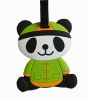 Lovely Cartoon Panda Travel Accessories Travelling Luggage Tag/ID Holder Green