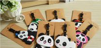 Lovely Cartoon Travel Accessories Travelling Luggage Tag/ID Holder Cute Panda