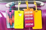 Set Of 2 Cool Card Tags Large Luggage Tags Blank Hang Tags Plain Luggage Tags