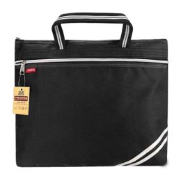 Zipper Smooth Men's Briefcase/Multifunctional Student Papers Bag/Briefcase