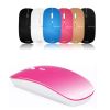 Rechargeable Wireless mouse button silent,ultrathin mouse,Pink