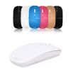 Rechargeable Wireless mouse button silent,ultrathin mouse,White