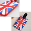 Bag Tags(4*2.5'') Set of 2 [The Union Jack] Luggage Tags Silicone Baggage Tags