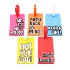 Random Style Silicone Bag Tags Set of 2 Creative [Letters] Luggage Tags Gifts