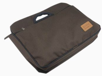 Oxford Fabric Document Organizer Cosmetic Gadget Pouch Bag(Laptop Bag, Brown)