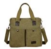Fashion Men Item/ Classical Canvas Messenger & Tote Bag/Army Green(34*10*31cm)