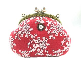 Handmade Original Bag RED Lace Shoulder Bags and Sweet Style Bags