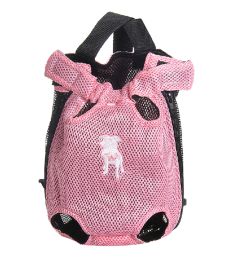 Fashion Travel Front Backpack Carrier Bag For Pets PINK (Suitable for 3.5-5.5kg)