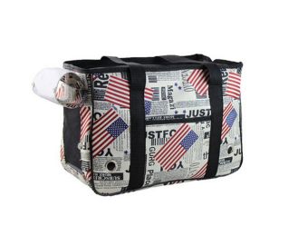 [USA Flag] Fashion Pet Carriers Tote Bag for Dogs and Cats