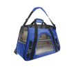 Pet Carrier Soft Sided Travel Bag for Small dogs & cats- Airline Approved, Blue #1