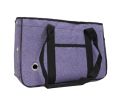 Pet Carrier Soft Sided Travel Bag for Small dogs & cats- Airline Approved, Purple #24