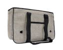 Pet Carrier Soft Sided Travel Bag for Small dogs & cats- Airline Approved, Grey