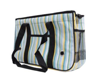 Pet Carrier Soft Sided Travel Bag for Small dogs & cats- Airline Approved, stripe #2