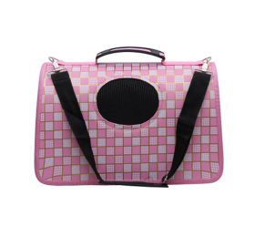 Pet Carrier Soft Sided Travel Bag for Small dogs & cats- Airline Approved, Pink #36