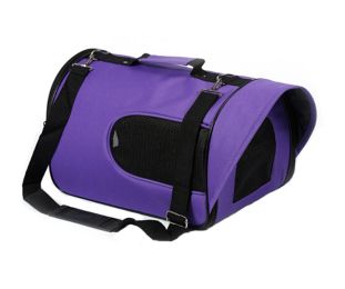 Pet Carrier Soft Sided Travel Bag for Small dogs & cats- Airline Approved, Purple #44