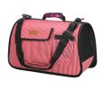 Pet Carrier Soft Sided Travel Bag for Small dogs & cats- Airline Approved, Red #47
