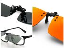 Lightweight Clip-On Sunglasses Lenses Glasses Driving Fishing Outdoor [Color-11]