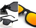 Lightweight Clip-On Sunglasses Lenses Glasses Driving Fishing Outdoor [Color-17]