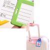 Set of 2 Stylish Luggage Tag Creative Travel Tag Unique Name Tag, Pink