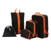 5 PCS Travel Storage Bag Set Luggage Bag Clothing Storage Package-Black