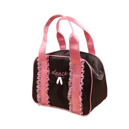 Portable Bag Dance Duffle Bags Girls Dance Bag Sport Travel Bag, Black