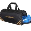 Large Sports Duffle Bags Gym Accessories Bags Travel Bag with Shoes Compartment, A