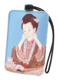 Tourist Souvenir Silk Luggage Bag Tag Chinese Style Travel Suitcase Tag # Beauty