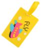 2 Pack Luggage Tags Travel Suitcase Label Tags Cute Shipping Luggage Tag, Yellow