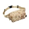 Waterproof Pouch Zipper Pockets Fanny Pack Waist Bag for Hiking/Sport Camouflage
