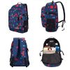 Durable Colorful School Bag Laptop Shoulder Bag Travel/Hiking Backpack,Black