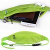 Outdoors Sports Double Waist Bag For Exercise Waterproof Waist Packs Blue