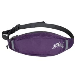 Wearproof Sports Fanny Packs Walking Close-fitting Waist Pack Belt Bag Purple