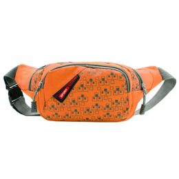 Mountaineering Running Waist Pouch Multipurpose Waist Pack Travelling Bag Orange