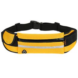 Multifunctional Waist Purse Ultralight Fanny Bag Breathable Waist Pack(Yellow)