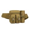 Outdoor Tactical Kettle Sports Waist Packs/Multi-function Travelling Bag khaki