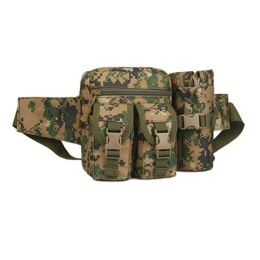 Outdoor Tactical Kettle Sports Waist Packs/Multi-function Travelling Bag Forest