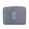 Toiletry Kit Clear Travel Bag/ Portable Waterproof Nylon Travel Luggage, Grey