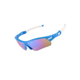 Cool Frame Sport Sunglasses Polarized Lens For Men And Women(Blue)