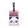 2 Pcs Creative Panda Baggage Labels Cute Handbag Tags Claim Tags Baggage Stubs