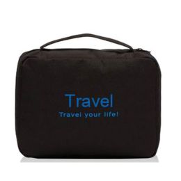 Black Portable Wash Gargle Bag Storage Bag Showerproof Bag Travel Bag
