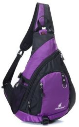 Violet Messenger Bag Shoulder Bag Sports Bag Outdoors Bag Waterproof Bag 18L