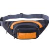 Outdoor Sports Multi-functional Waist Packs for Running Hiking Cycling Camping, Orange 35x15cm