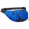 Outdoor Sports Multi-functional Waist Packs for Running Hiking Cycling Camping, Blue Pattern