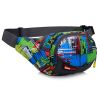 Outdoor Sports Multi-functional Waist Packs for Running Hiking Cycling Camping, Fashion Green